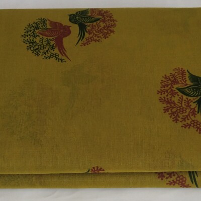 Printed Silk Cotton Saree - with Blouse - SC038