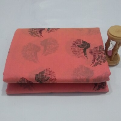 Printed Silk Cotton Saree - with Blouse - SC049