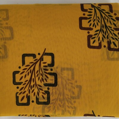 Printed Silk Cotton Saree - with Blouse - SC014