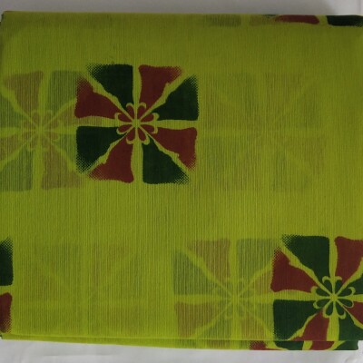 Printed Silk Cotton Saree - with Blouse - SC055