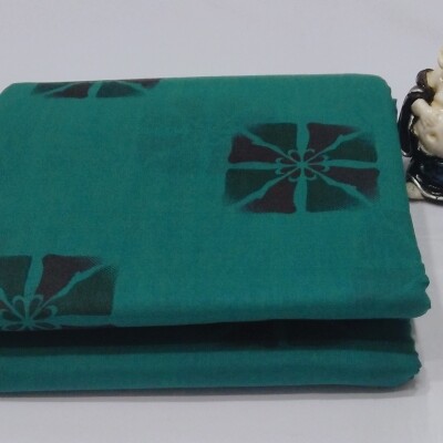 Printed Silk Cotton Saree - with Blouse - SC058