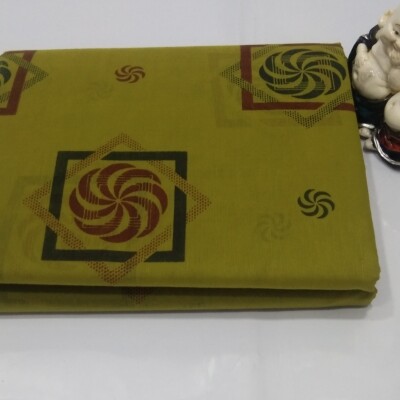 Printed Silk Cotton Saree - with Blouse - SC024
