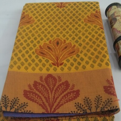 Printed Silk Cotton Saree - with Blouse - PSC017