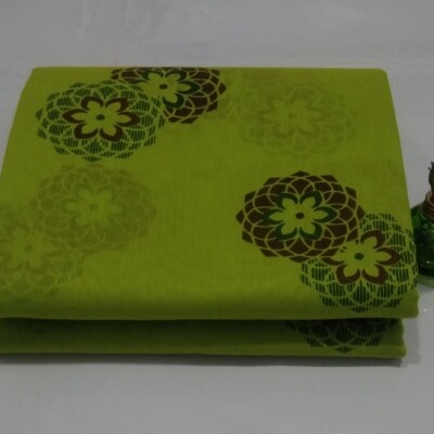 Printed Silk Cotton Saree - with Blouse - SC034