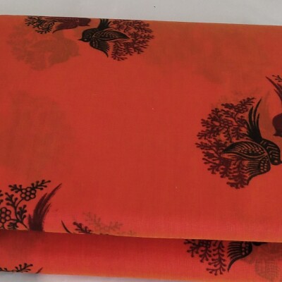 Printed Silk Cotton Saree - with Blouse - SC041