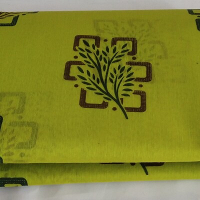 Printed Silk Cotton Saree - with Blouse - SC005