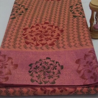 Printed Silk Cotton Saree - with Blouse - PSC037