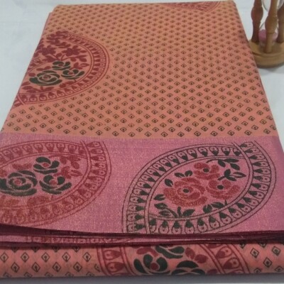 Printed Silk Cotton Saree - with Blouse - PSC030