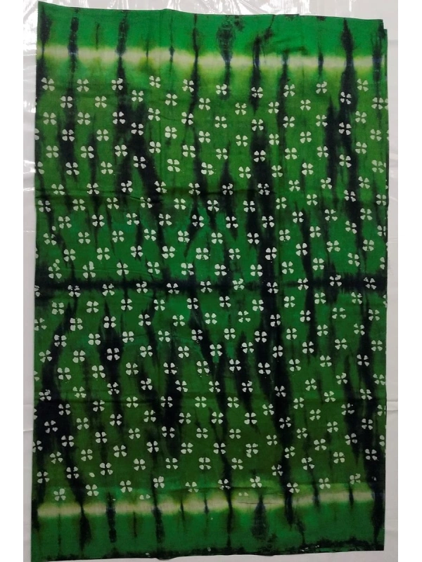 A vibrant Emerald/Forest Green base with deep Charcoal/Black accents and crisp white highlights -SCS00391