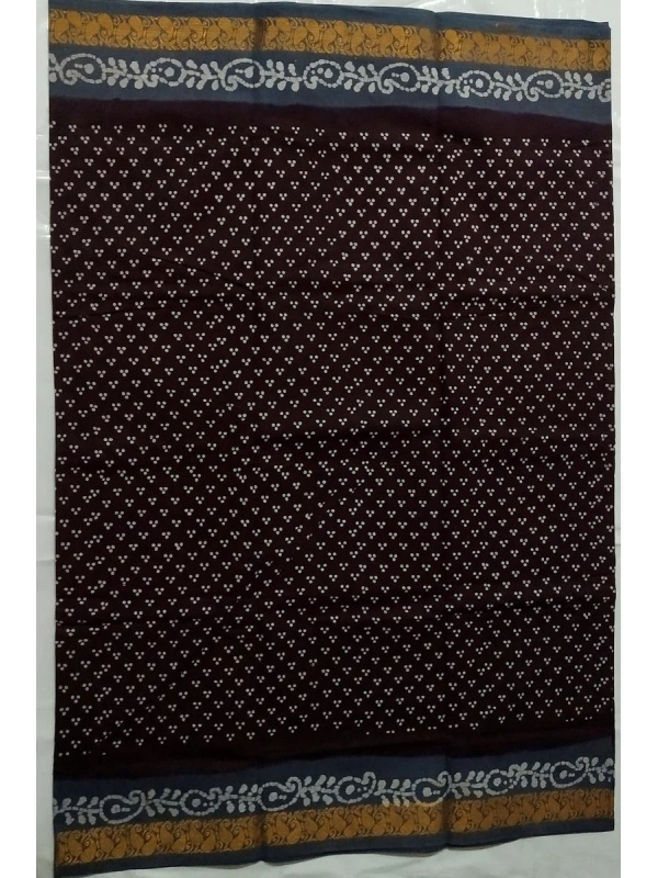 A rich, deep coffee brown body adorned with a classic white four-dot "Butti" -SCS00351