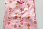  Light Pink Lotus Print Kurti - TM00471 Thumbnail Image 1